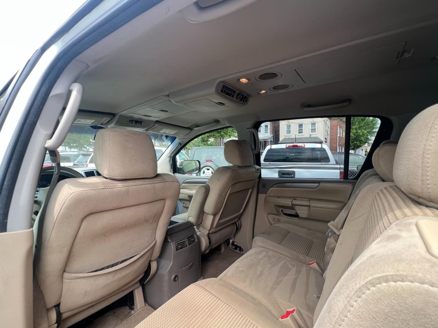 2008 White /beige Nissan Armada LE 4WD (5N1AA08C48N) with an 5.6L V8 DOHC 32V engine, located at 1018 Brunswick Ave, Trenton, NJ, 08638, (609) 989-0900, 40.240086, -74.748085 - This Nissan Armada has just been serviced and is ready to go! Very Clean and available for delivery right away! - Photo#10